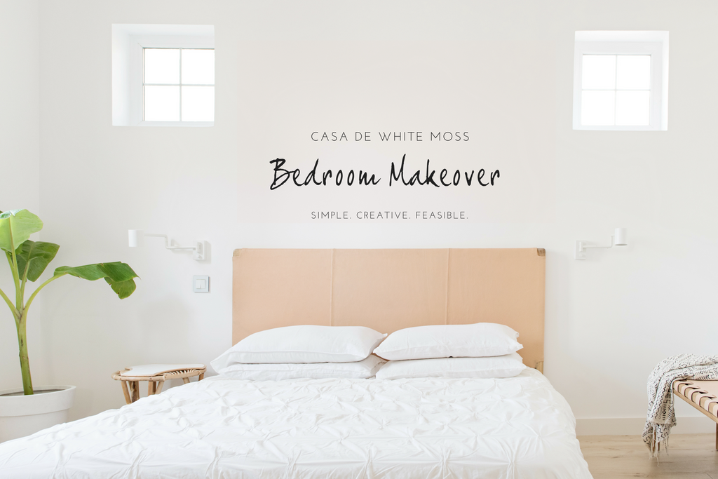 Casa De White Moss  Simple Bedroom Makeover