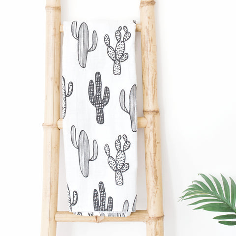 Muslin Blanket - Cactus - Joba Collection: Alternate View #2