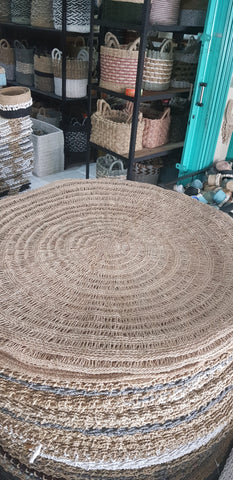 Open Weave Natural Rug: Alternate View #1