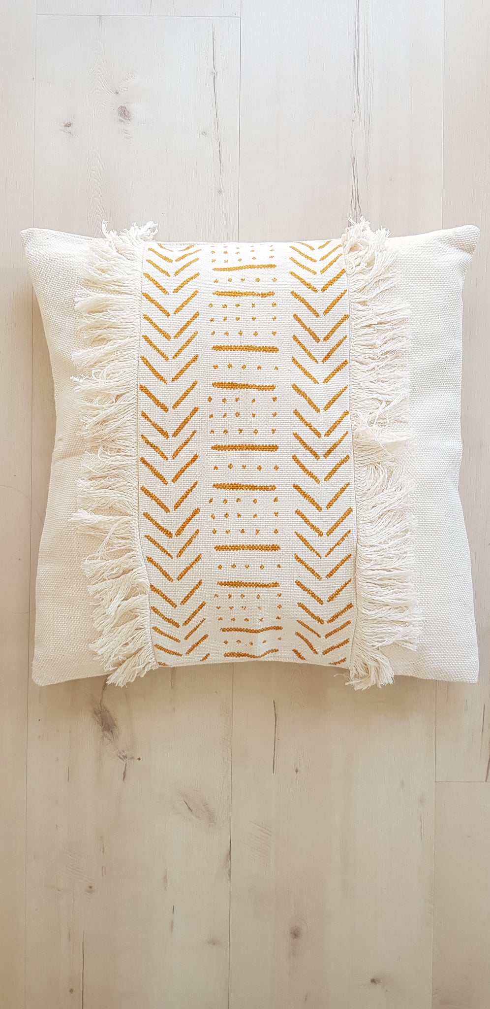 Mustard Mudcloth half