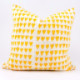 Mudcloth Cushion - Love Struck Mustard: Alternate View #1