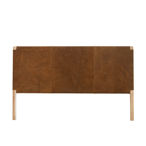 Bella Leather Headboard Tan