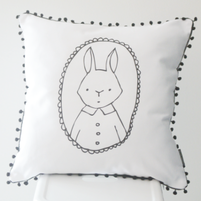 bunny cushion