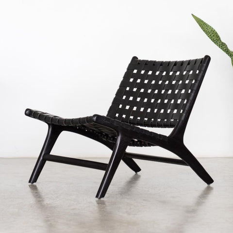 Bali Statement Lounger Black: Alternate View #2