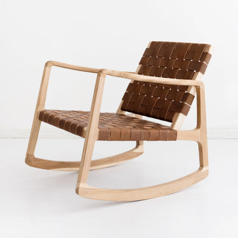 Beau Rocking Chair - Tan: Alternate View #2