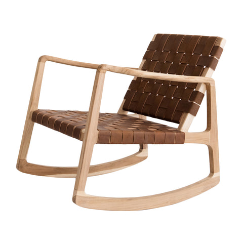 Beau Rocking Chair - Tan: Alternate View #1