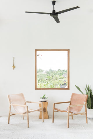 Bella Armchair - Blush Leather: Alternate View #9