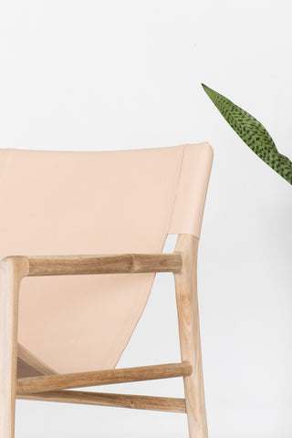 Bella Armchair - Blush Leather: Alternate View #7