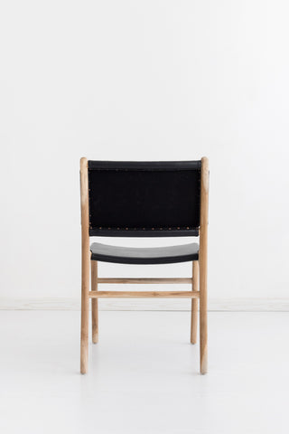 Bella Dining Chair - Black Leather: Alternate View #6