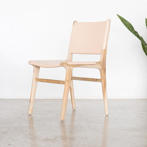 Bella Dining Chair - Blush Leather: Alternate View #12