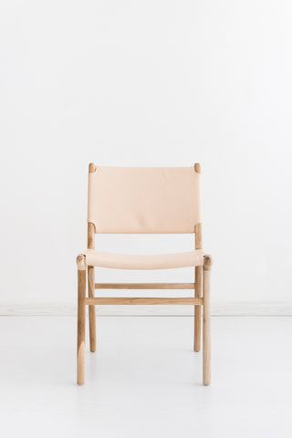 Bella Dining Chair - Blush Leather: Alternate View #3