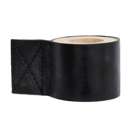 Leather Candle Holder Black