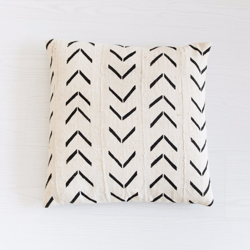 Mudcloth Cushion - Arrows