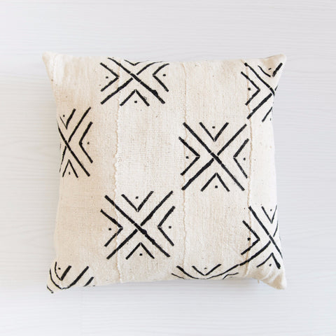 Mudcloth Cushion - Triple X: Alternate View #1