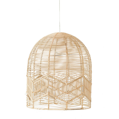 Chevron Lace Pendant Light Natural: Alternate View #1