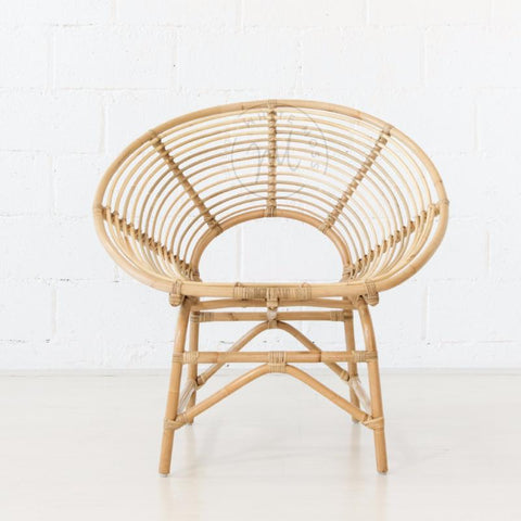 circle rattan chair