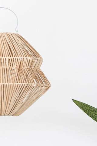 Gem Rattan Pendant Light Natural: Alternate View #2