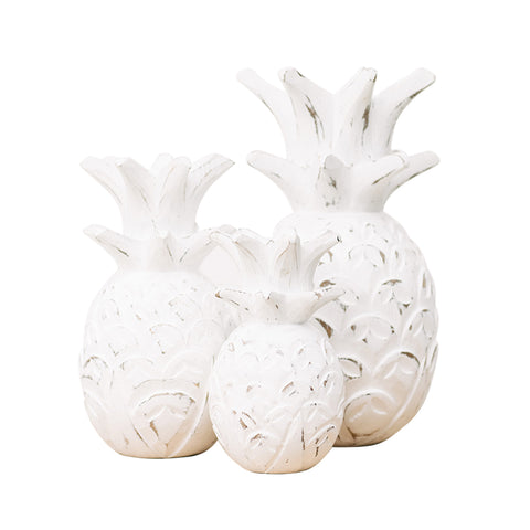 Wooden Pineapple Décor: Alternate View #1