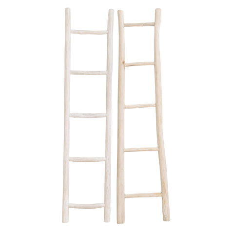 Wooden Ladder Whitewash: Alternate View #2