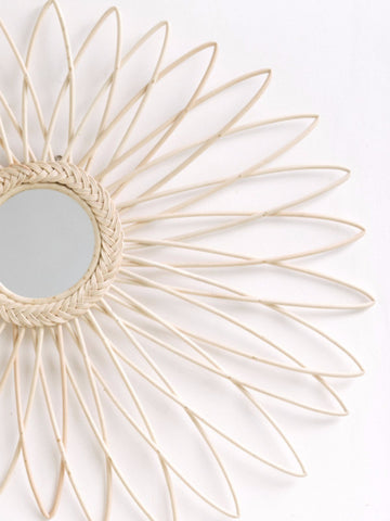 Starburst Rattan Mirror: Alternate View #3