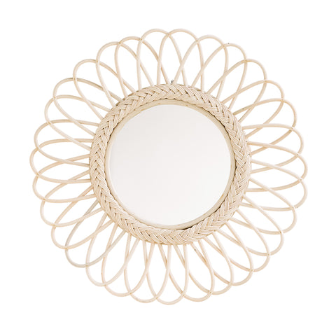 La Flore Rattan Mirror: Alternate View #1