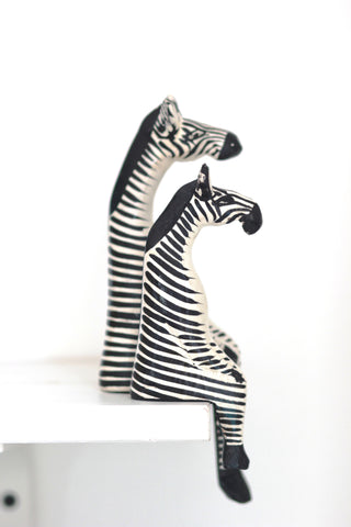 Shelfie Animal - Wooden Zebra: Alternate View #5