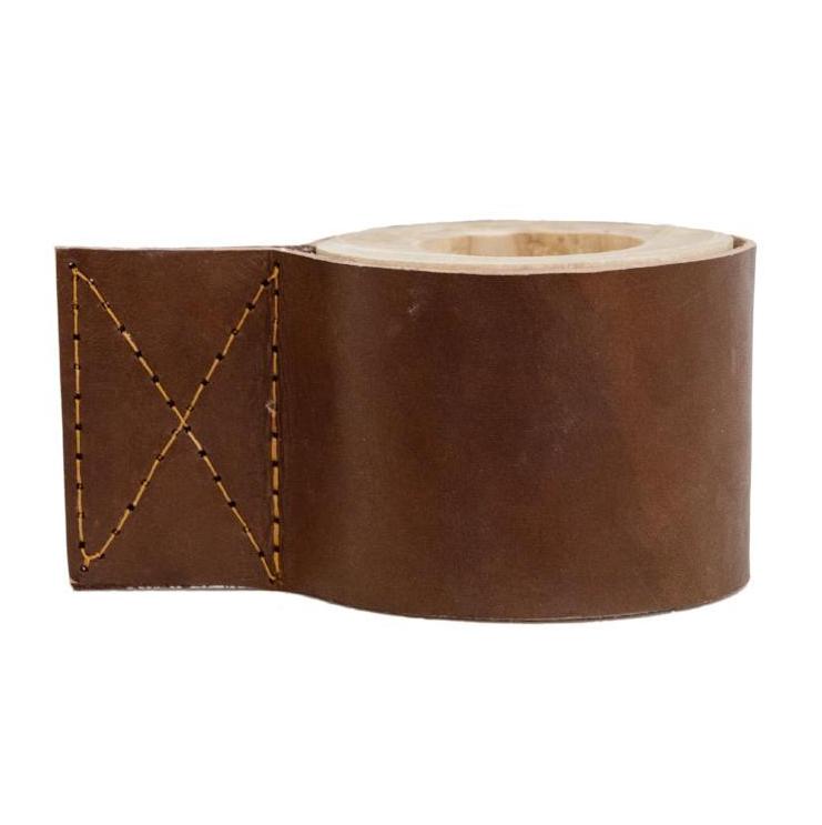 Leather Candle Holder Tan