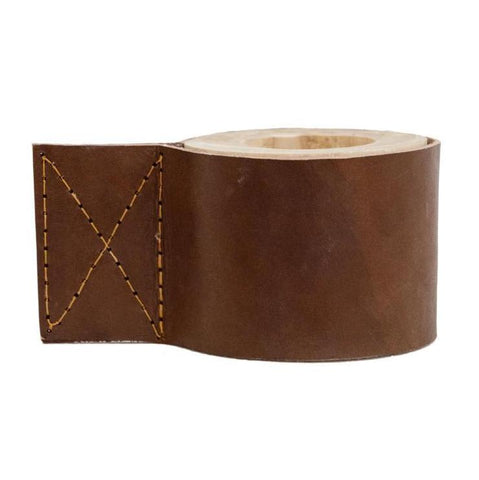 Leather Candle Holder Tan: Alternate View #1