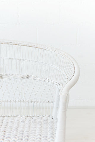 Malawi Love Seat - White: Alternate View #6