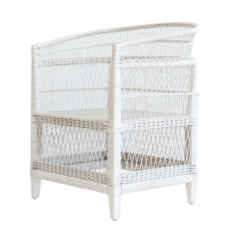 Malawi Chair - White: Alternate View #1