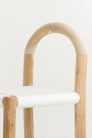 Minimiss White Rattan Chair: Alternate View #6