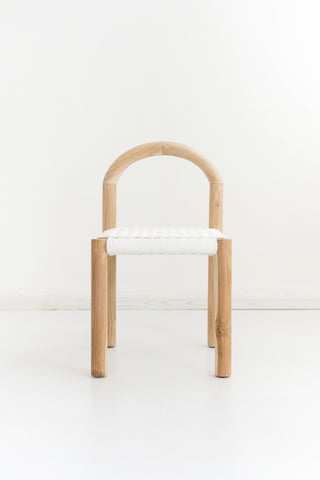 Minimiss White Rattan Chair: Alternate View #3