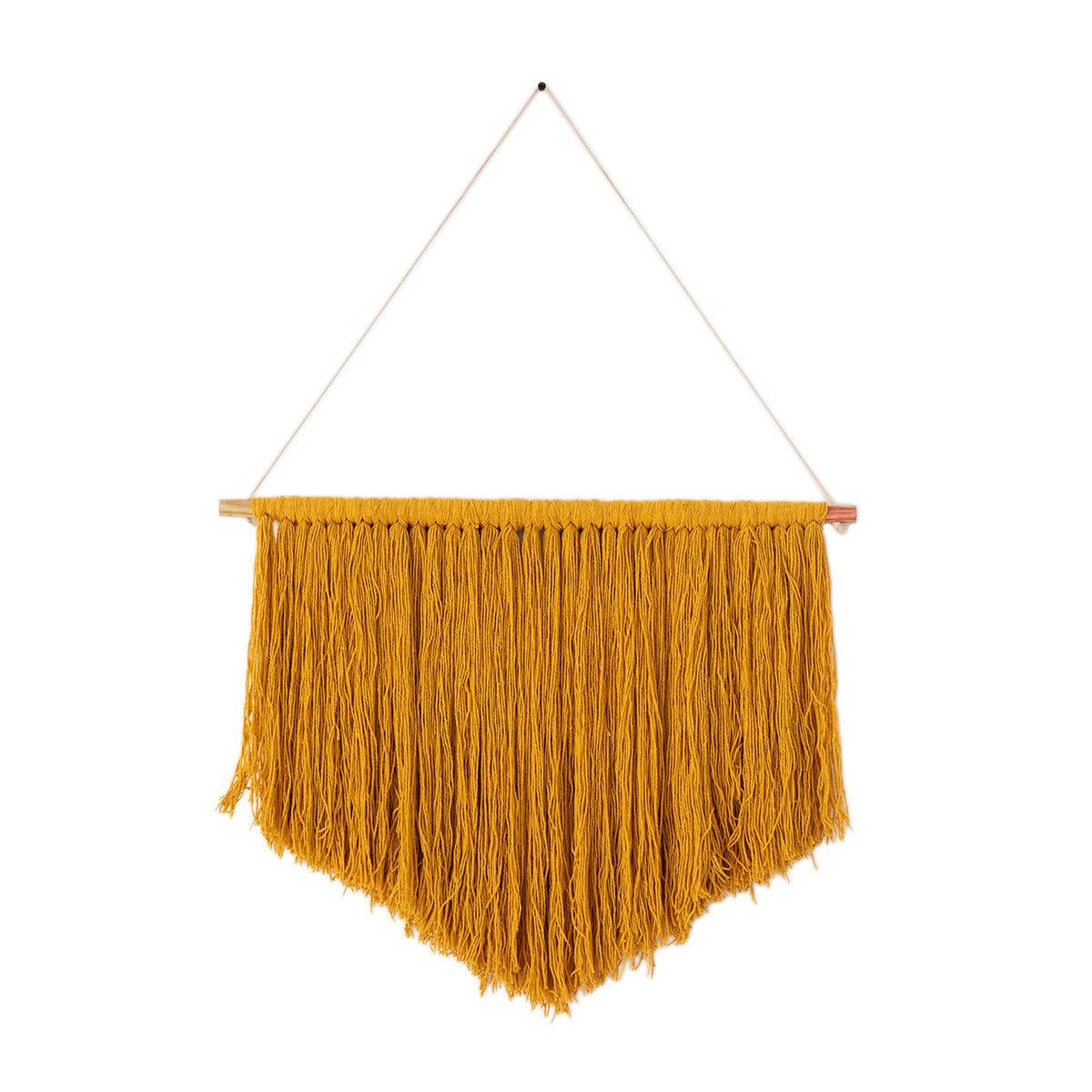 Waterfall Mustard Wall Hanging