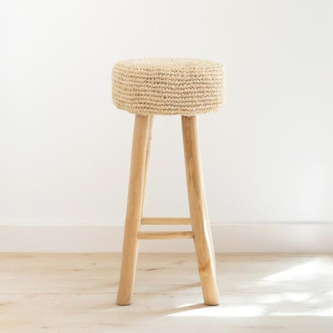 Raffia Island Bar Stool: Alternate View #2