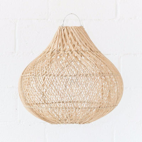 Dome Rattan Pendant Light: Alternate View #1