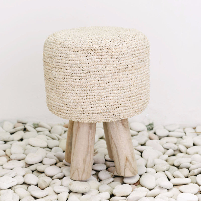 Raffia Island Stool