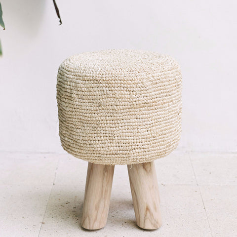 Raffia Island Stool: Alternate View #2