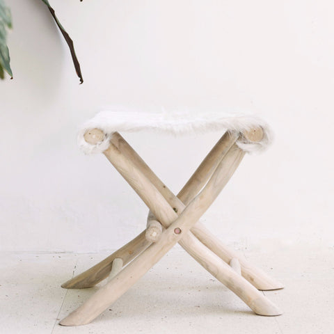 Farmhouse Folding Stool: Alternate View #2