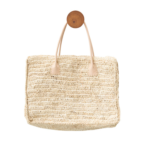 Seagrass Boho Tote Bag: Alternate View #1