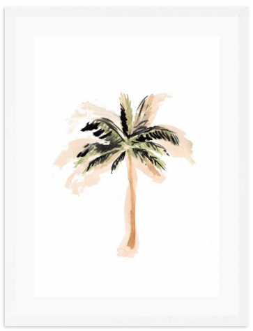 Tropical palm tree print