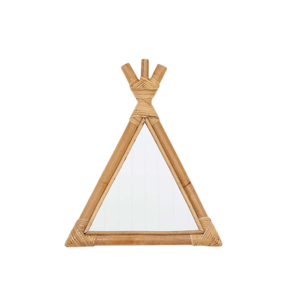 Rattan Teepee Mirror