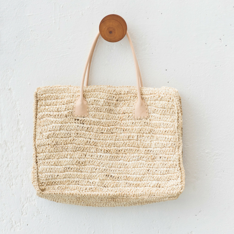 Seagrass Boho Tote Bag: Alternate View #2